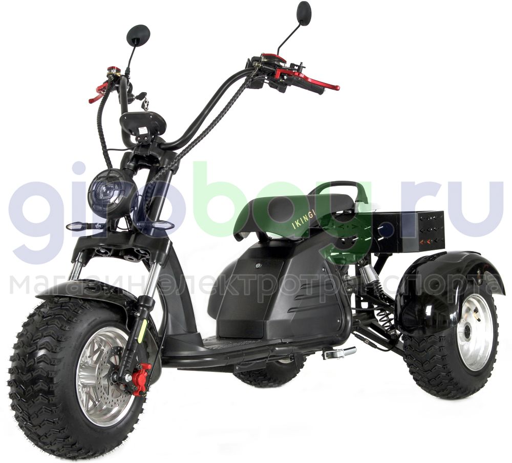 Электроскутер IKINGI M6 PRO TRIKE 6000W - Чёрный фото №1