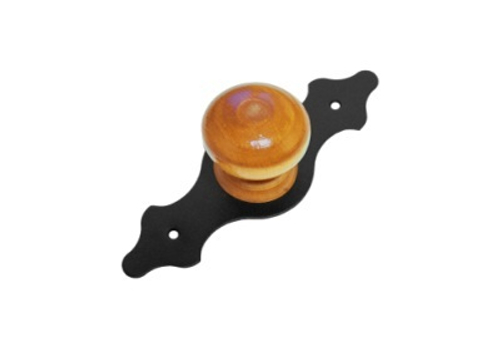 Ручка-кнопка Домарт мод.3 черная декоратив. / 9371