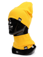 Комплект Шапка/снуд р.50 желтый ( Smail)