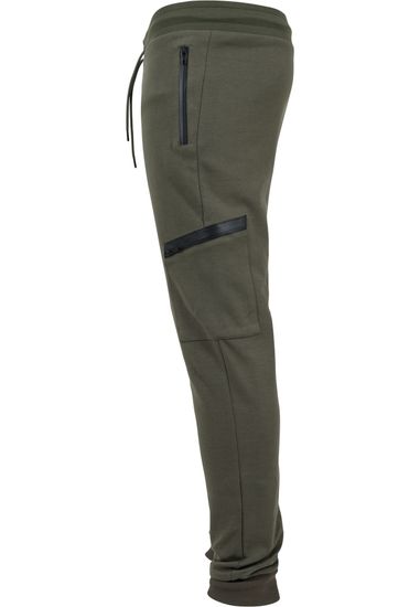 Брюки URBAN CLASSICS Athletic Interlock Sweatpants (Зеленый (Olive)