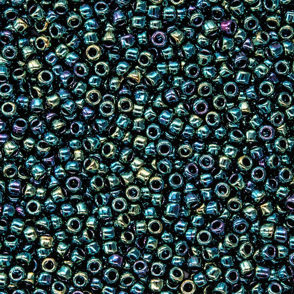 Японский бисер TOHO Round 15/0 (№506), металлизированный, непрозрачный глянцевый