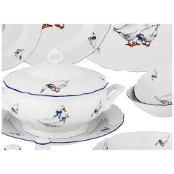 СТОЛОВЫЙ СЕРВИЗ НА 6 ПЕРСОН 26 ПР. "ГУСИ" (КОР=1НАБОР.)