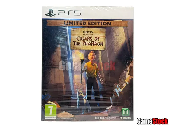 PS5 Tintin Reporter: Cigars of the Pharaoh Limited Edition (Новый, Русские субтитры, PPSA-13927)