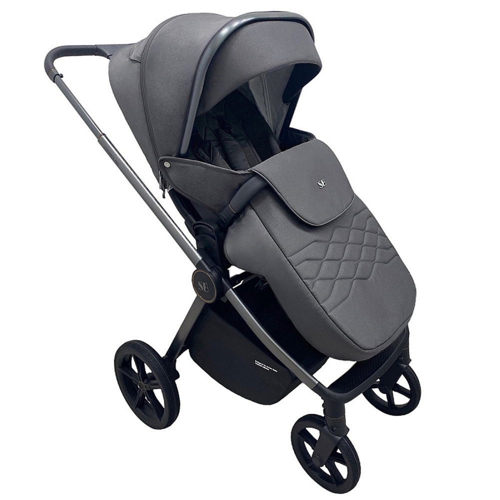 Детская коляска Sweet Baby Elegante 3 в 1 BRD Grey