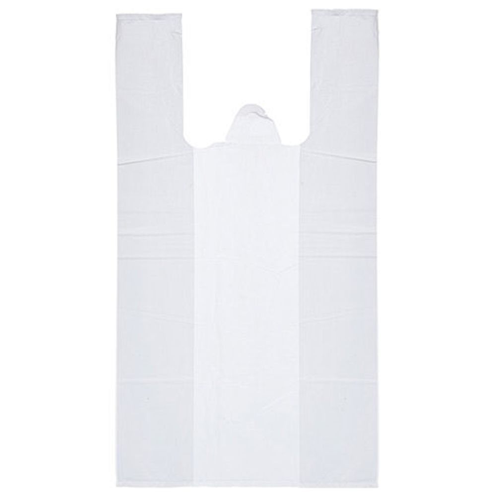 Пакеты "майка", КОМПЛЕКТ 100 шт., 30х16х55 см, ПНД, 15 мкм