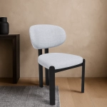 Стул Galloti, бук черный, рогожка wellton 990