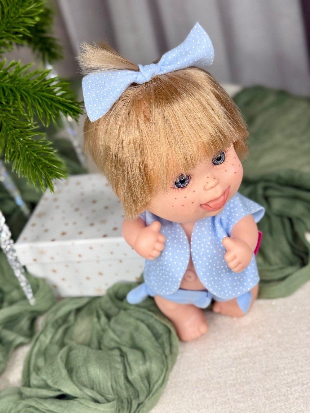 Пупс BERJUAN виниловый 20см Pecosetes (124A10)