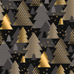 Бумага упаковочная НГ Black.Gold.White 70*100см  ассорти 1 шт