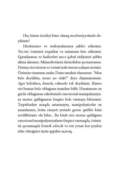 Səni yoran hər şeyi burax