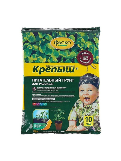 ГРУНТ ФАСКО КРЕПЫШ Д/РАССАДЫ 10Л