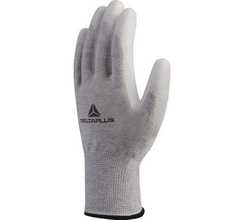 Перчатки трикотажные антистатические с полиуретановым покрытием VE702PESD Delta Plus VE702PESD09