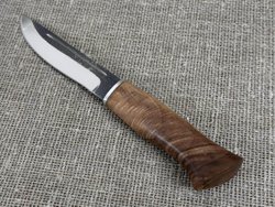 Финский нож Леуку, сталь 95Х18, рукоять орех