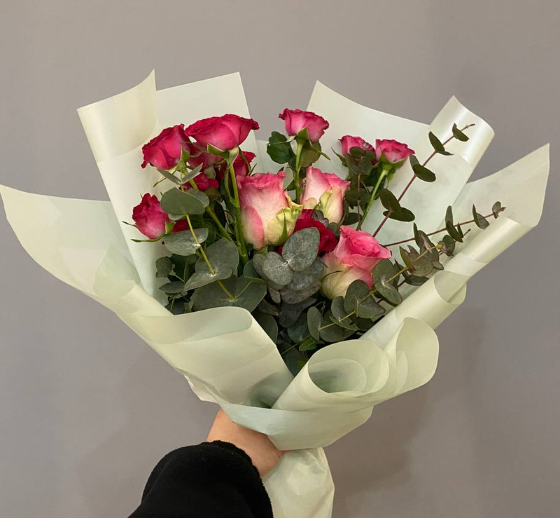 Букет "Малиновое блаженство"