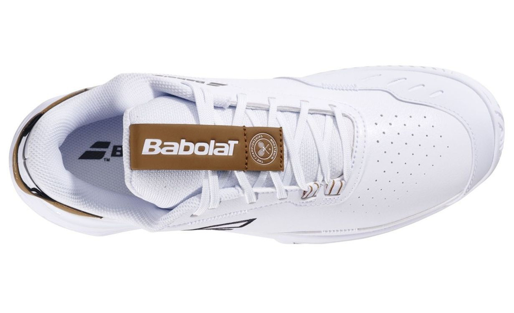 Мужские кроссовки теннисные Babolat SFX Evo Wimbledon All Court - белый/после наступления темноты