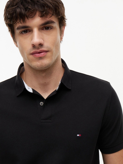 Поло Tommy Hilfiger Regular Fit Stretch Black