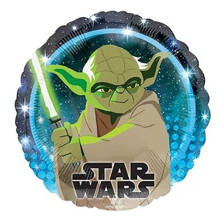 Шар 45см Звездные Войны Магистр Йода