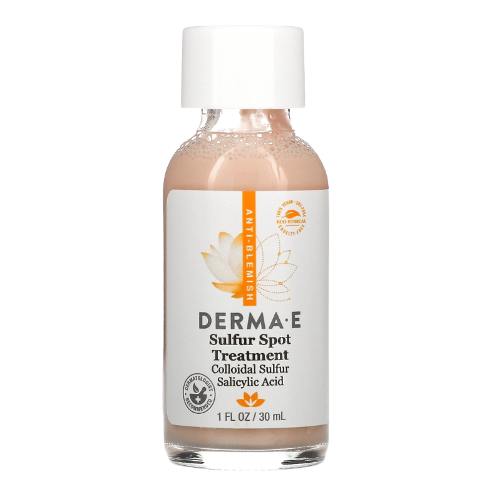 Sulfur Spot Treatment Точечное Средство от Прыщей с Коллоидной Серой 30мл (DERMA E) Sulfur Spot Treatment Точечное Средство от Прыщей с Коллоидной Серой 30мл (DERMA E)