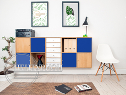 Пленка самоклеящаяся Синяя 2010 450x7000 мм