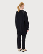 UNDERCOVER СВИТШОТ КОМБИНИРОВАННЫЙ ЧЕРНЫЙ