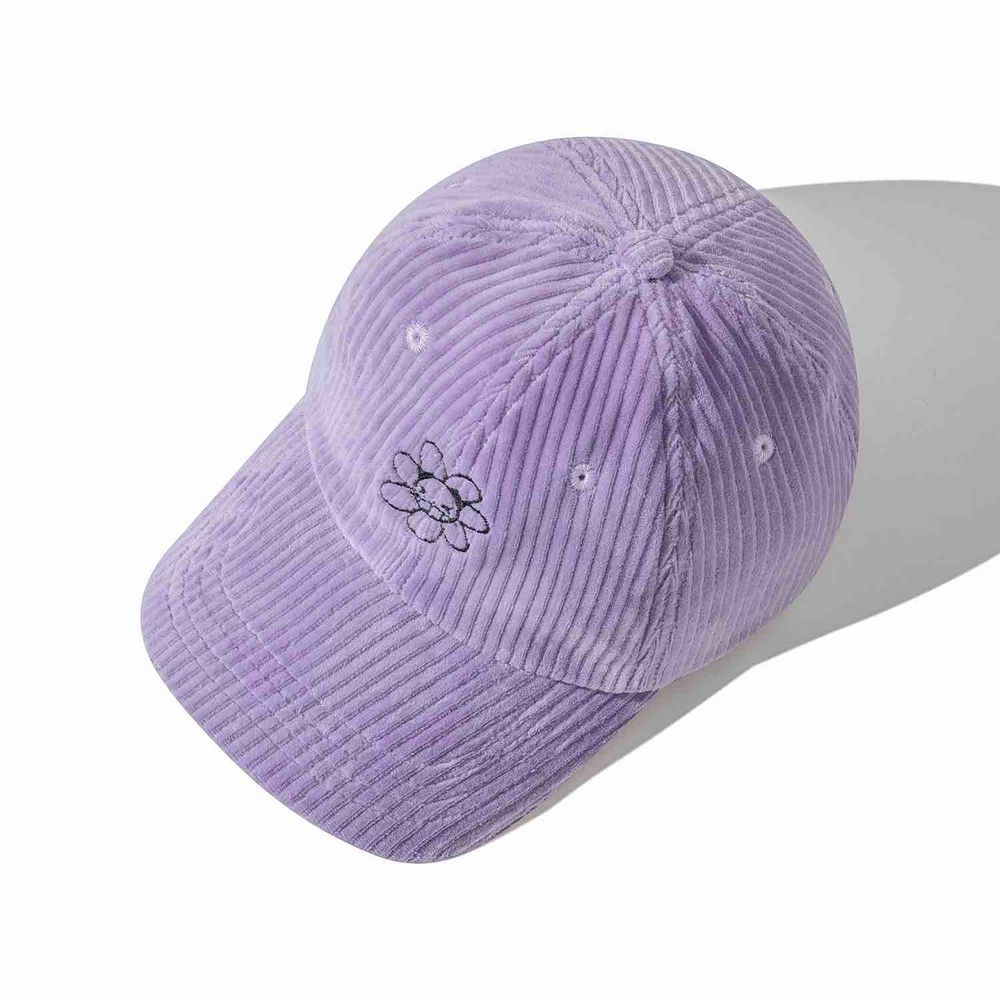 Кепка Ymkashix Velvet Face Flower фиолетовая