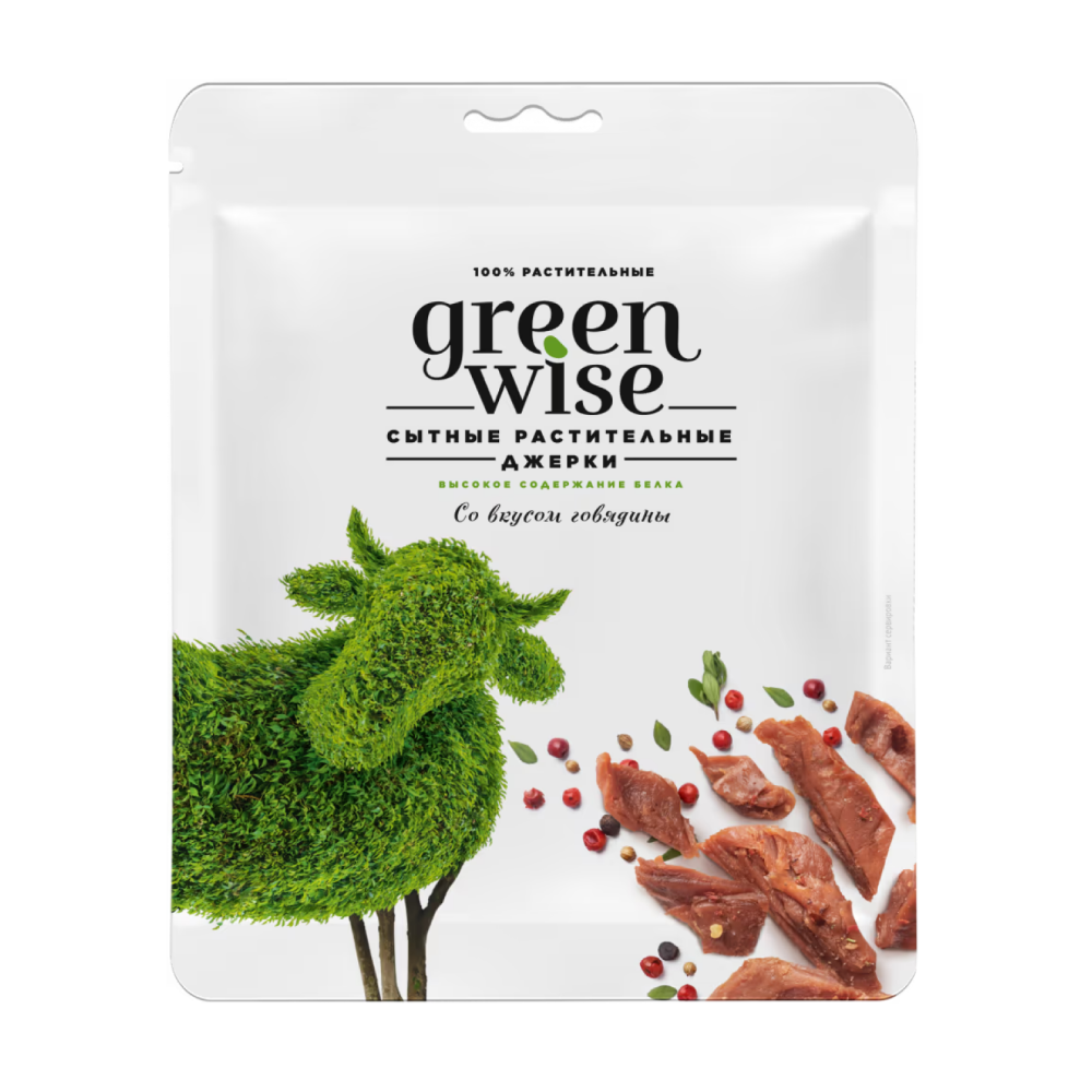 Джерки со вкусом говядины Greenwise, 36 г