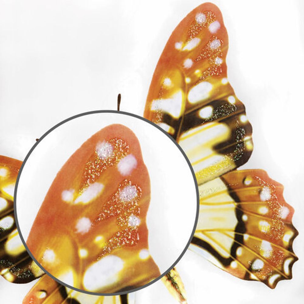 Украшение для окон и стекла ЗОЛОТАЯ СКАЗКА "Бабочки 2", 30х38 см, ПВХ, 591232