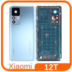 Xiaomi 12T (22071212AG) / (MZB0CB0EU) - Задняя крышка в сборе со стеклом камеры (ORIG-SP)