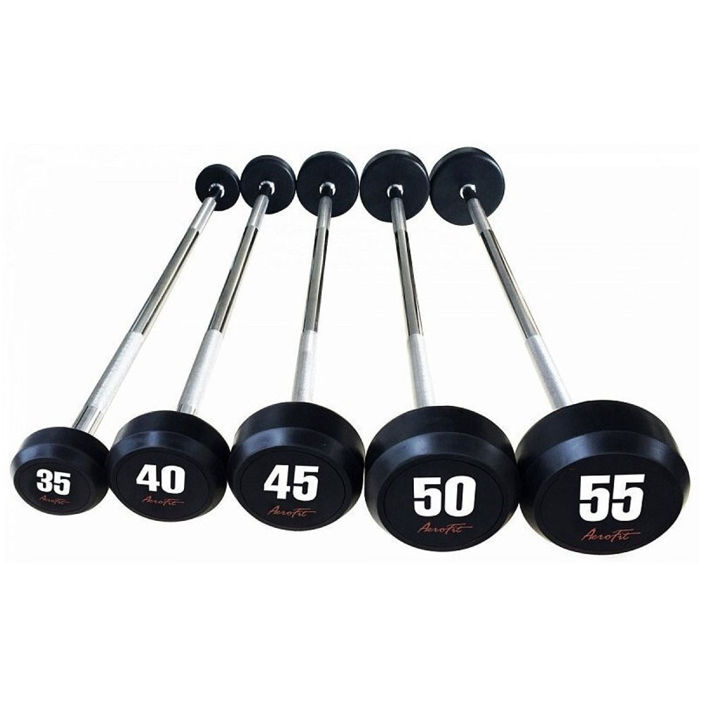 Aerofit AFB35-55 набор прямых обрезиненных штанг