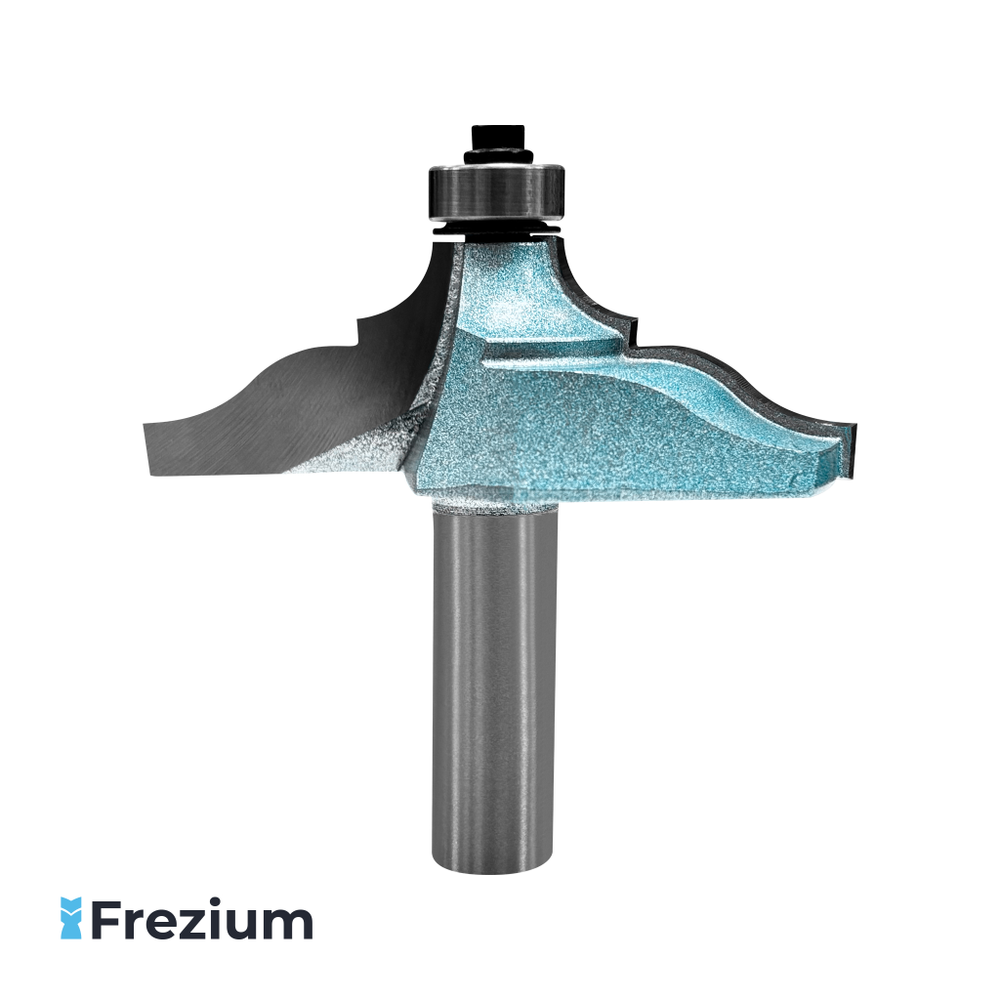 Фигирейная горизонтальная фреза по дереву &quot;Frezium&quot; (67,72x12x22,2x27,51 R7,14; FGH-677-12)