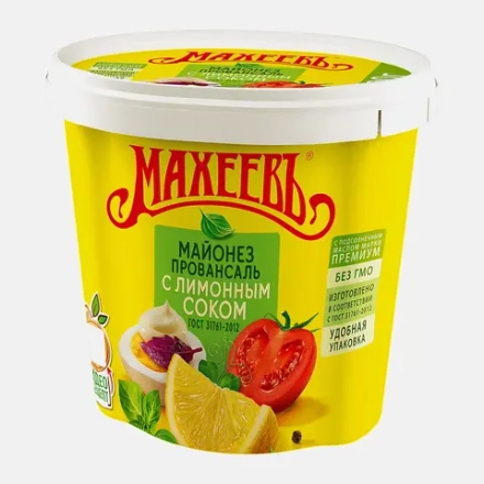Майонез Махеевъ Провансаль с лимонным соком 50.5% 800мл