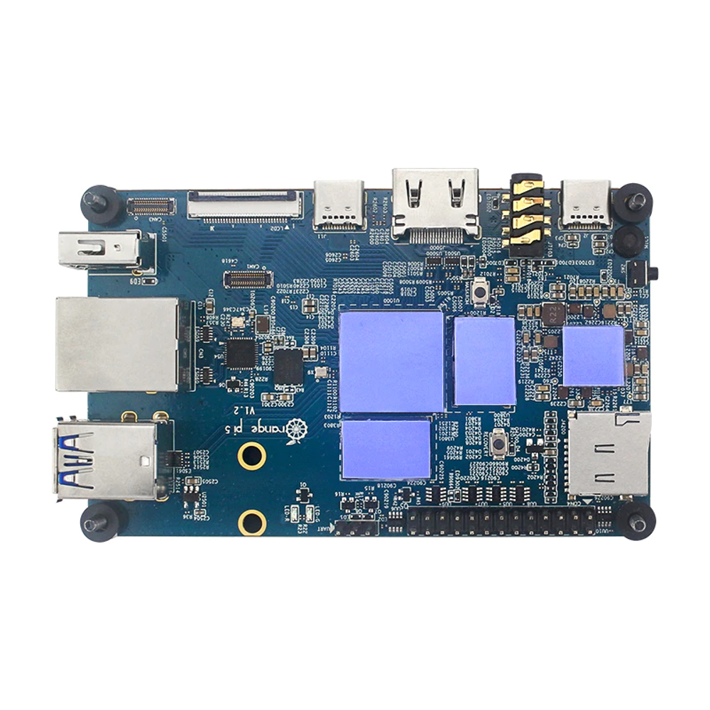 Металлический корпус для Orange Pi 5/5B с вентилятором