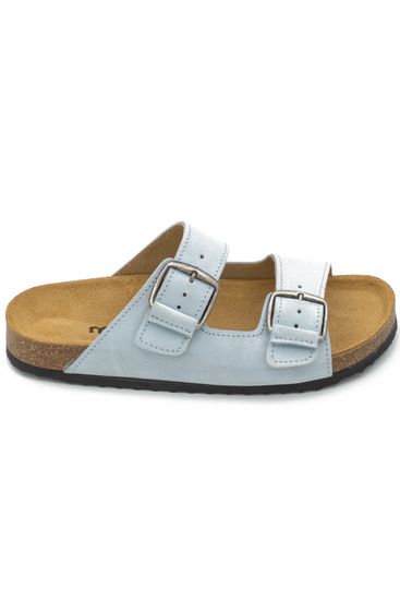 «Olga» | Женские сандалии (светло-синий)