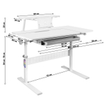 Растущая парта Anatomica Dunga (1000×660 мм)