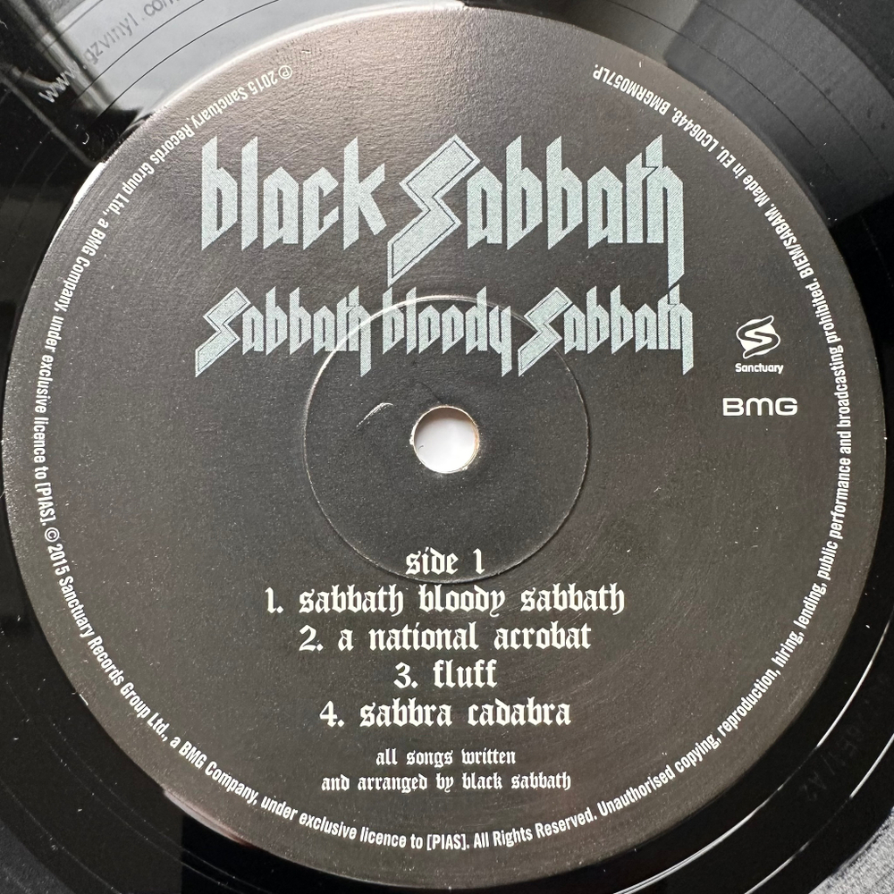 Black Sabbath - Sabbath Bloody Sabbath (Европа 2015г.)
