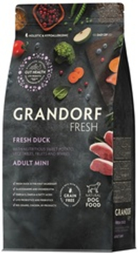 Grandorf Fresh 3кг Holistic Medium&Maxi Duck&Sweet Potato Сухой корм для собак средних и крупных пород, свежее мясо утки с бататом
