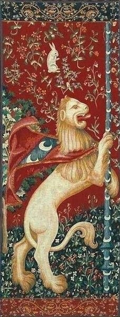 Гобеленовое панно Лев 65х165 см