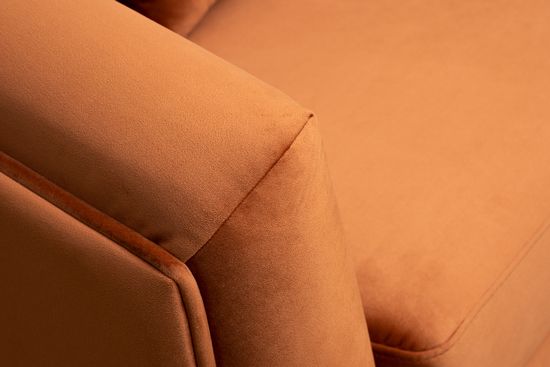 Диван Trevi 230М(К) трехм раскл с кантом терракотовый Colt006 232*103*88см