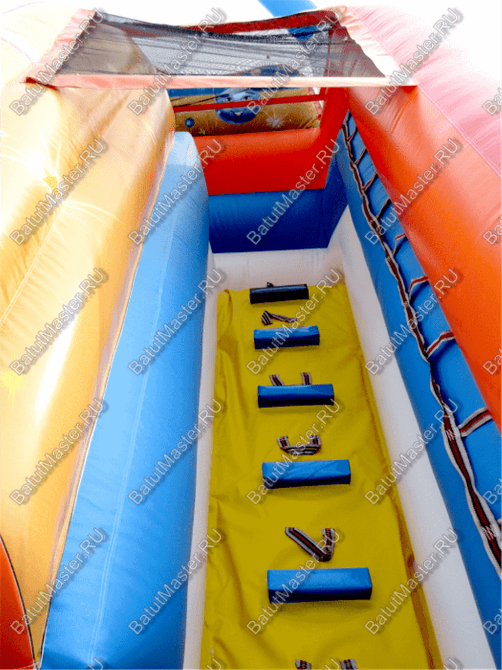 Коммерческий надувной батут "Новая ракета" 6*4.5*6 м