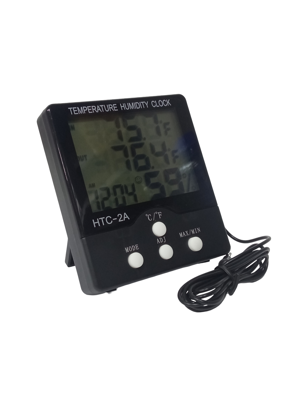 Часы-метеостанция с гигрометром с выносным датчиком KTj HTC-2A