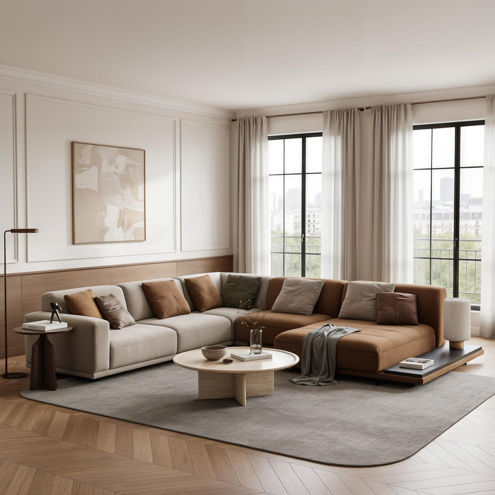 3-х местный нераскладной угловой диван KYOTO KO-16