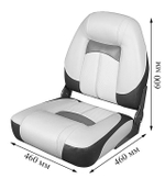 Сиденье Premium Hi-back Qualifier Seat, серое с темно-серым (10252323)