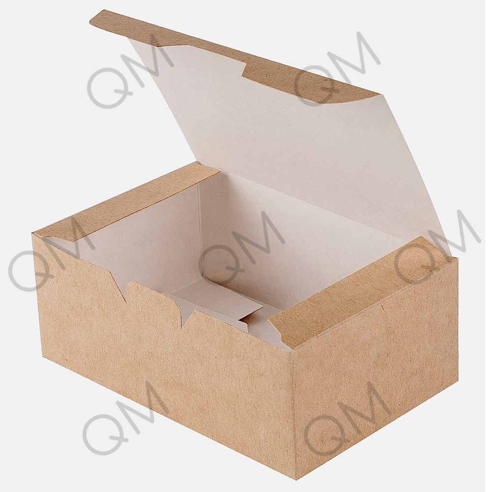 Упаковка для наггетсов, куриных крыльев, картофеля фри ECO Fast Food Box S ( 600 шт./кор.24 уп.,25 шт) р-р 45*75*115 мм