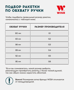 Набор для бадминтона WISH Fusiontec 799K, 2 ракетки, оранжевый