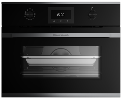Компактный духовой шкаф с паром Kuppersbusch CBD 6340.0 S3 Silver Chrome