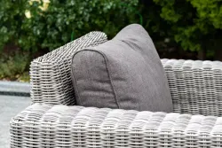 "Боно" кресло из искусственного ротанга, цвет серый