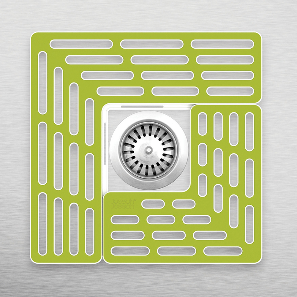 Подложка для раковины универсальная SinkSaver™ серая-белая, Joseph Joseph