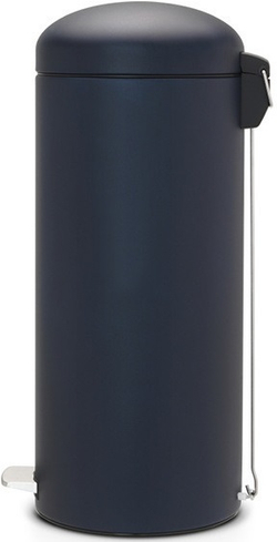 Ведро Brabantia Retro 30л темно-синее сбоку