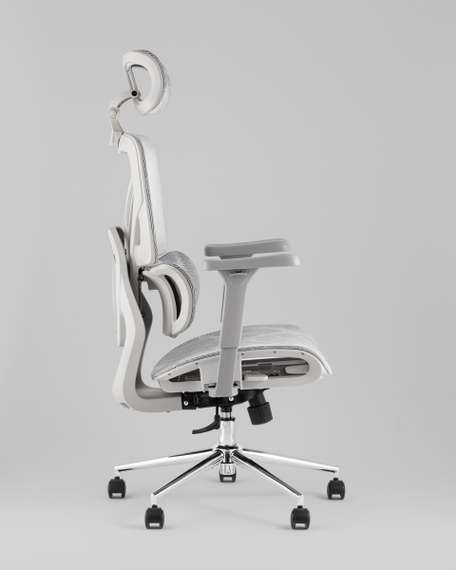 Кресло офисное TopChairs Structo серая сетка