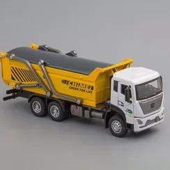 Dongfeng, самосвал, белый/жёлтый, 220х60 мм M506