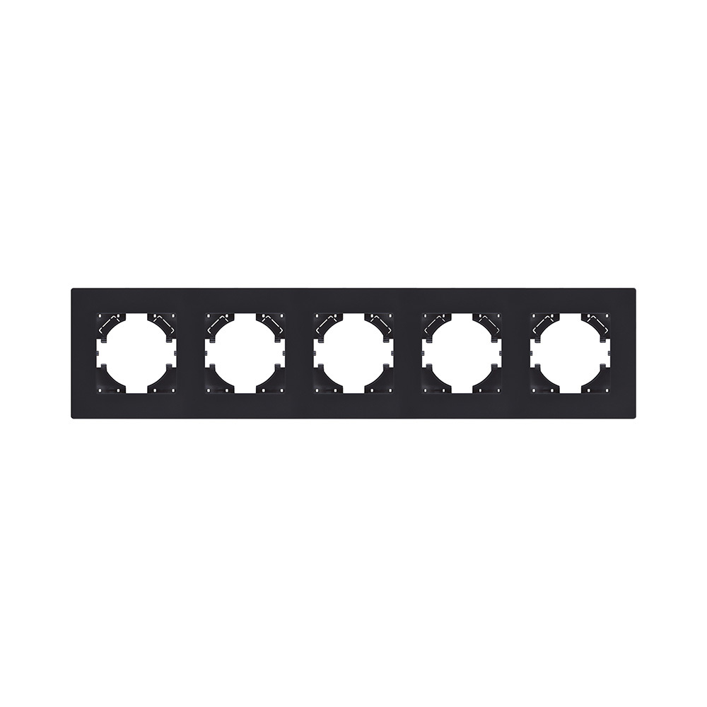 Рамка 5-постовая, черный матовый Kollinger Aspekt AT5BM